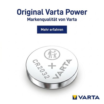 20x Varta CR2032 Industrial Lithium Knopfzelle 3V Batterie Bulk MHD 2033