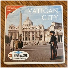 View-Master Vatican City Nations of World Sleeve Booklet - No Reels