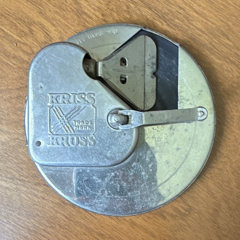 Kriss Kross Rhode Mfg Co. Safety Razor Blade Sharpener Tool, 1/2 in