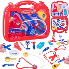Kids Children Role Play Set Doctor Nurses Toy Medical Kit Carry Case