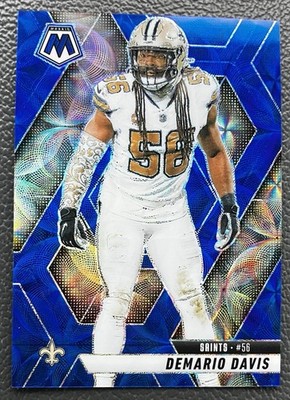 2025 Mosaic Demario Davis Blue Scope #230 New Orleans Saints