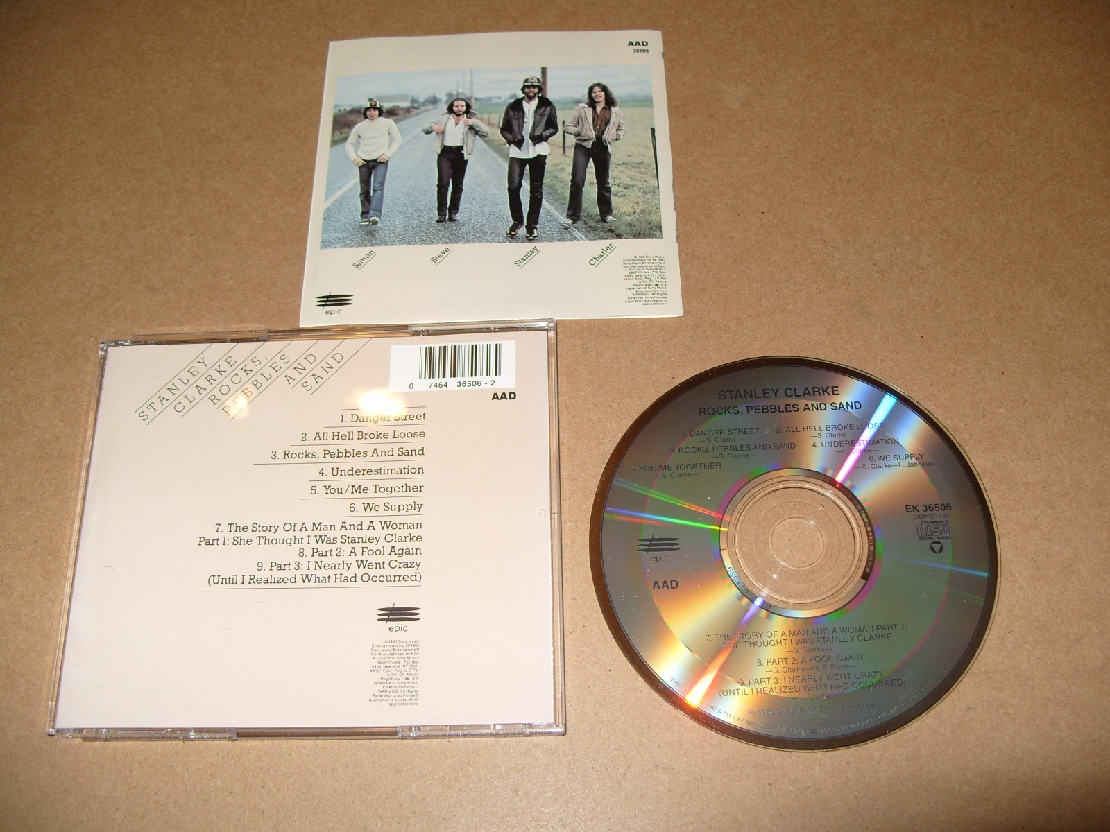 Stanley Clarke – Rocks, Pebbles And Sand - CD EXCELLENT / INLAYS VG+ (M4)