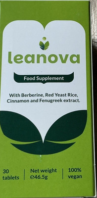Leanova Stoffwechselunterstützung, 30 Kapseln, natürliche Inhaltsstoffe, gentechnikfrei, vegan