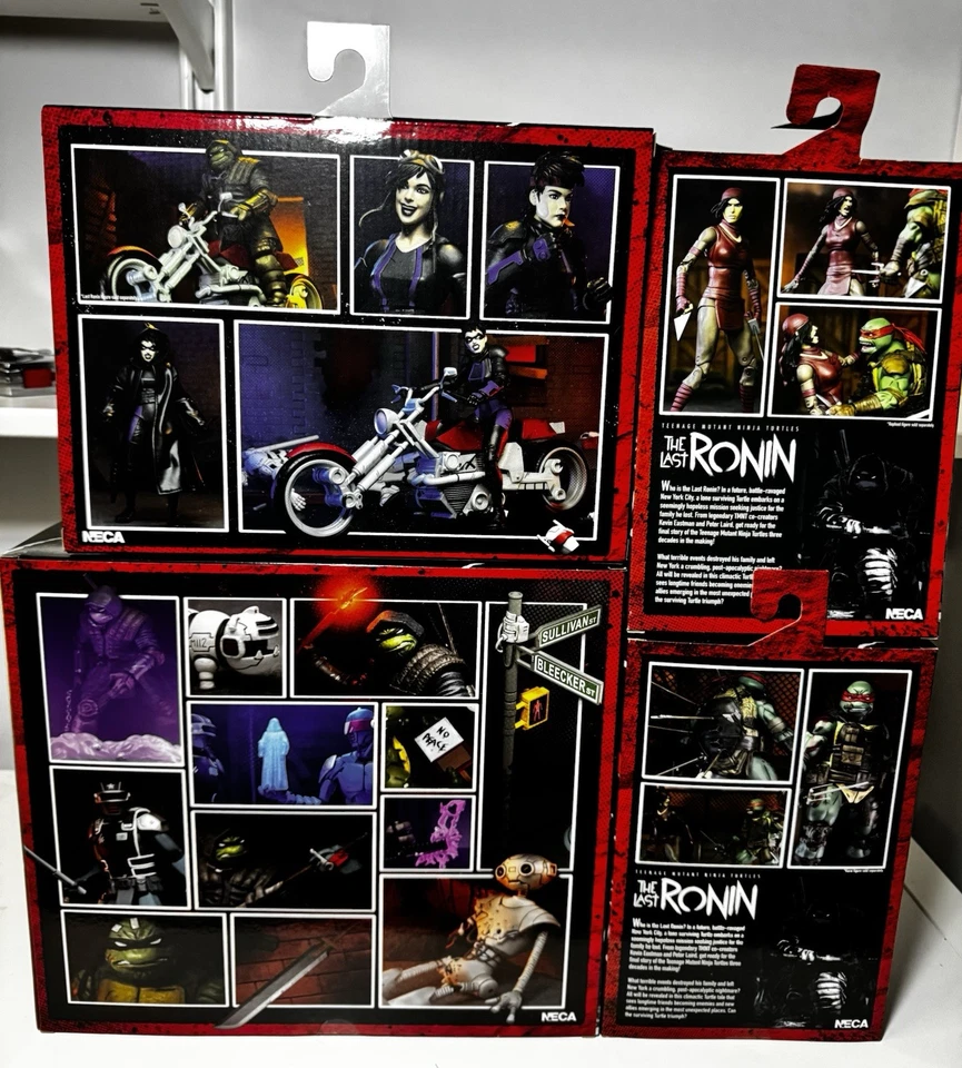 NECA Teenage Mutant Ninja Turtles TMNT Last Ronin Lote 4 Juegos - Paquete de Accesorios Foto 2 de 4