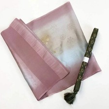 7852 Japanese Kimono Accessory Vintage Obiage and Obijime 2-piece Set Silk