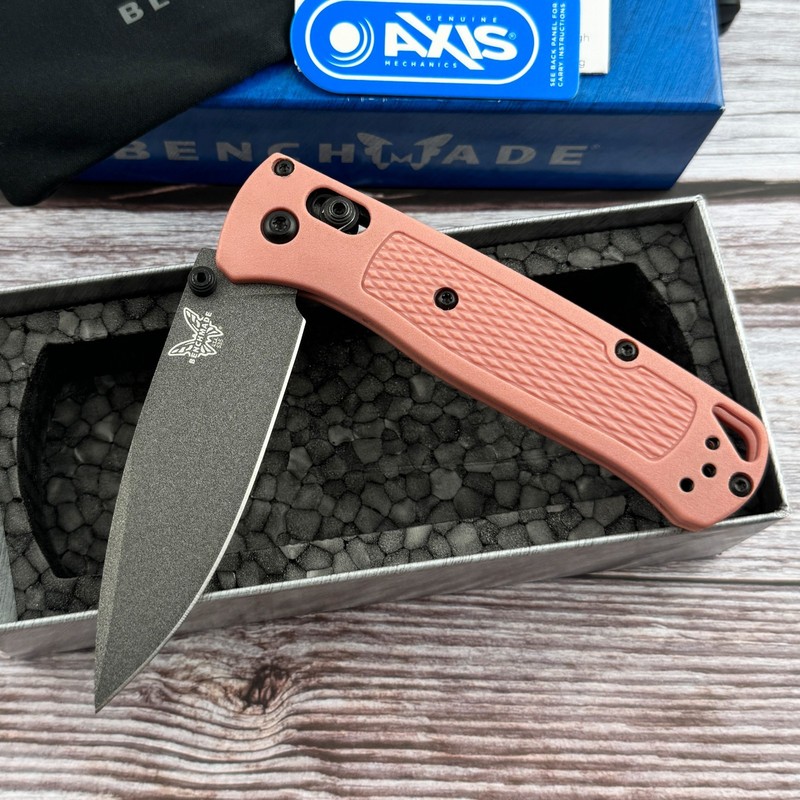Benchmade 535BK-06 Knives Limited Bugout S30V Pink Alpine Glow Grivory Handles