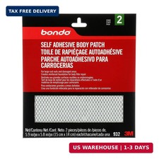 Bondo Self-Adhesive Body Patch, for Large Rust-Outs and Damaged Areas, 2 Patches
