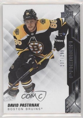 2019-20 Upper Deck Premier 237/299 David Pastrnak #16 0c3