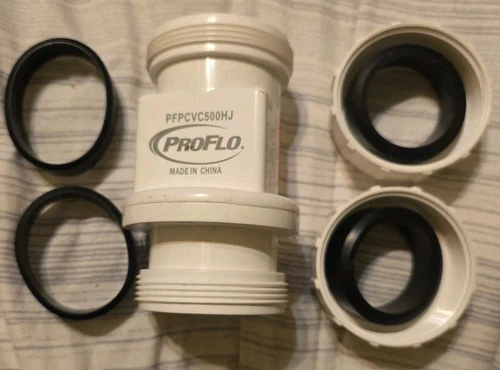 PROFLO PFPCVC500HJ 1-1/4" 1-1/2" PVC Sump Check Valve - Picture 3 of 3