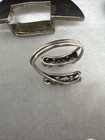 Vintage Lot Of Mixed Jewelry 3 Rings, Two .925 Earrings, 1 Pin, 1 Mexico Eagle   — photo 10