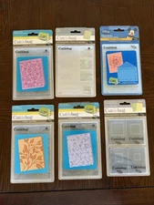 NEW Cuttlebug Embossing Lot of 6 Folders by Provo Craft Paisley Floral Disney