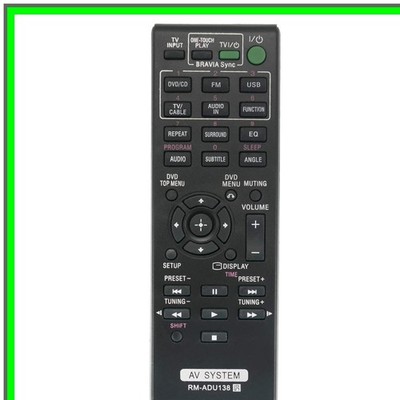 Sony AV System Replacement Remote Control RM-ADU138 for DAV-TZ140 HBD-TZ130