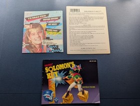 NES Solomon's Key: Nintendo Complete In Box CIB - TESTED