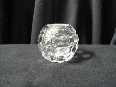 Block Rose Bowl 3 1/16  clear  Duncan, George & Sons #331 EAPG 1889