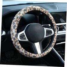 Steering Wheel Cover Auto Steering Wheel Protector Anti-slip Tan Duck Camo Steering Wheel Cover Auto Steering Wheel Protector Anti-slip Tan Duck Camo