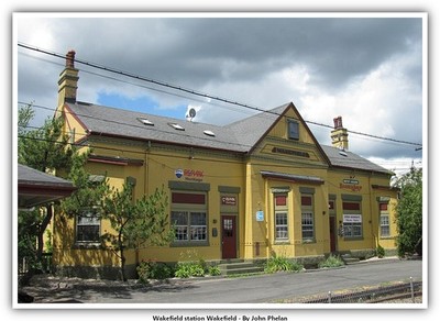 Wakefield station Wakefield Railway Postcard