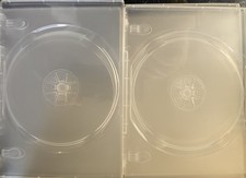Lot of 30 New DVD Single-Disc Replacement Cases. 14mm Clear