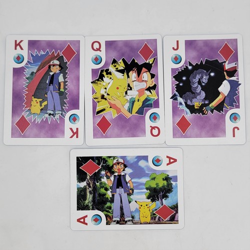 Vintage 1999 Pokemon Bicycle Playing Cards Pack Complete Deck of 54 Cards Clean - Picture 3 of 7