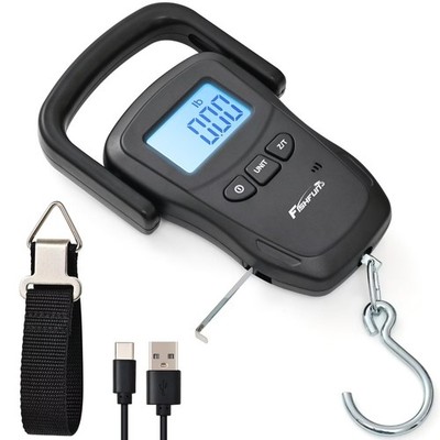 Fishfun Rechargeable Fish Scale, Digital Hanging Fish Weight Scale with Large...
