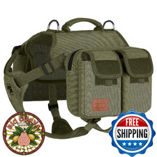 OneTigris HOPPY CAMPER 3.0 Dog Hiking Backpack Saddle Bag, Medium/Large