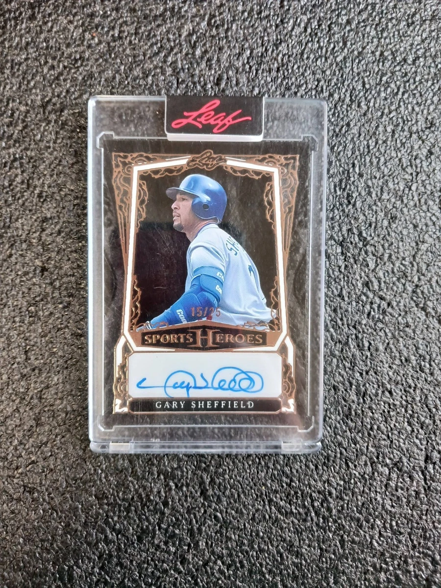 Gary Sheffield Autograph Indiana Baseball Trading Cards for sale