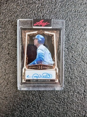 2025 Leaf Metal Sports Heroes Gary Sheffield Auto15/25