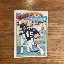 1977 Topps #269 Archie Griffin Rookie RC Cincinnati Bengals VG+