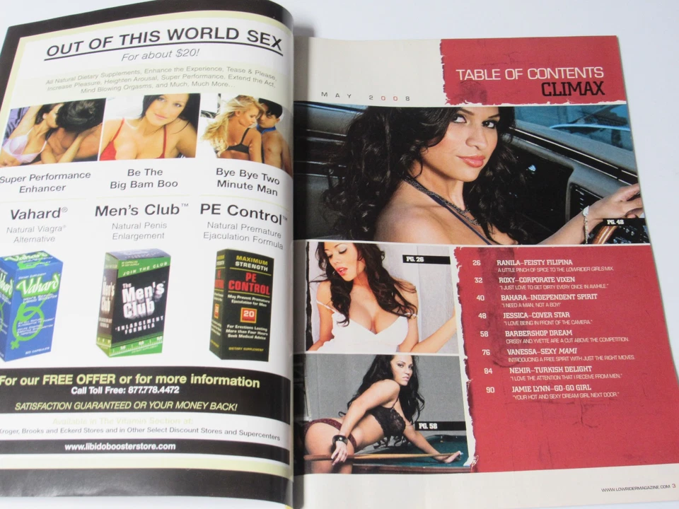 Lowrider Presents Girls Magazine May 2008 bikini babes Hot buy2 get 1 FREE - Image 3 of 4