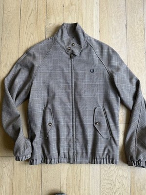 Fred Perry Navy Harrington Jacket Made in England $460 Retail - Size Medium