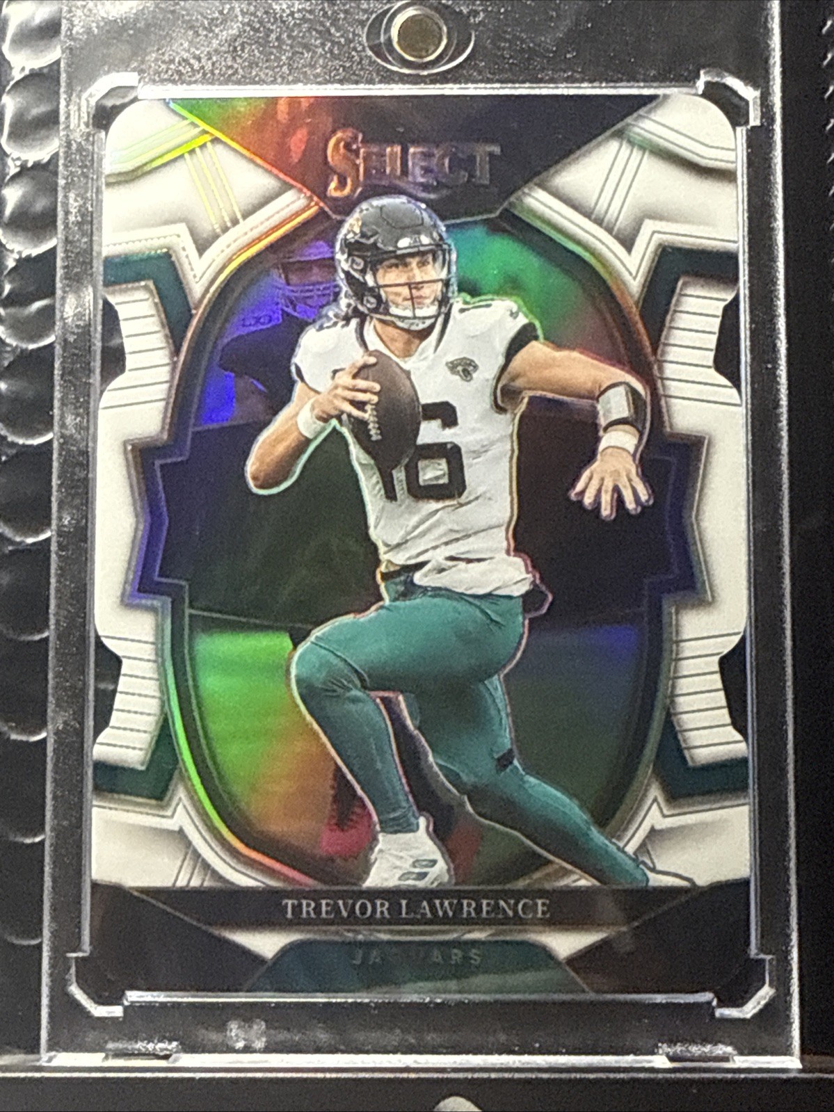 2022 PANINI SELECT #41 CONCOURSE WHITE DIE-CUT /99 TREVOR LAWRENCE