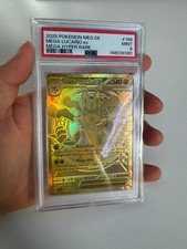 Mega Lucario Ex Gold mega hyper rare PSA 9 (f...