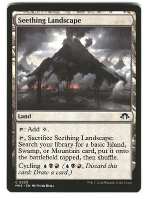 Seething Landscape 225 Common Modern Horizons 3 Magic: The Gathering LP