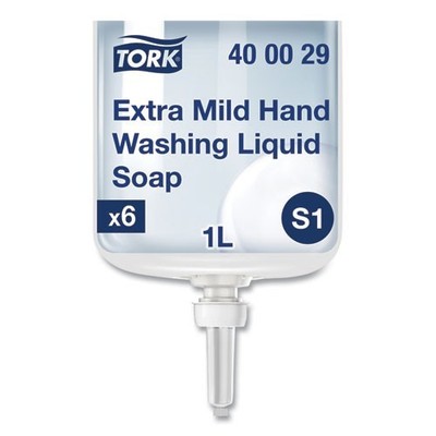 Tork Premium Extra Mild Soap Refill, Unscented, 1 L, 12/Carton