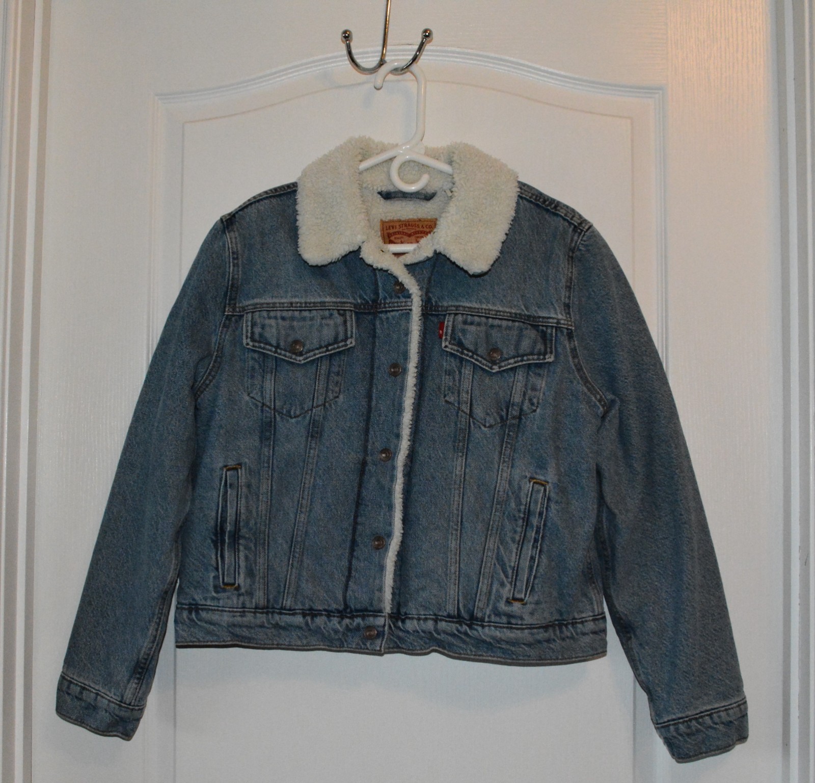 Levi's Type 3 Sherpa Trucker Denim Jacket Men's size Large