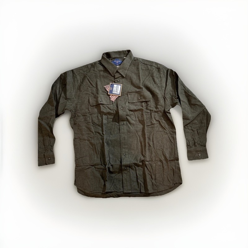 Brand New Bills Khakis Men’s Stretch Moleskin Billings Shirt Olive Size XL