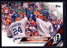 2016 Topps Motor City Mashers Detroit Tigers #94
