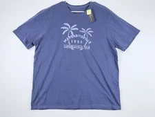 Jimmy Buffett Margaritaville 1983 Caribbean Soul Tour Blue Shirt XL