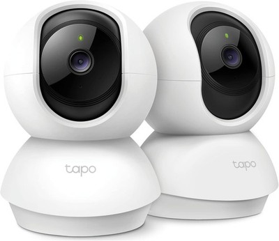 TP-Link Tapo 2K Pan/Tilt Security Camera Motion Detection 2 pack C210P2
