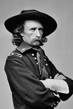 George Armstrong Custer in field uniform photo