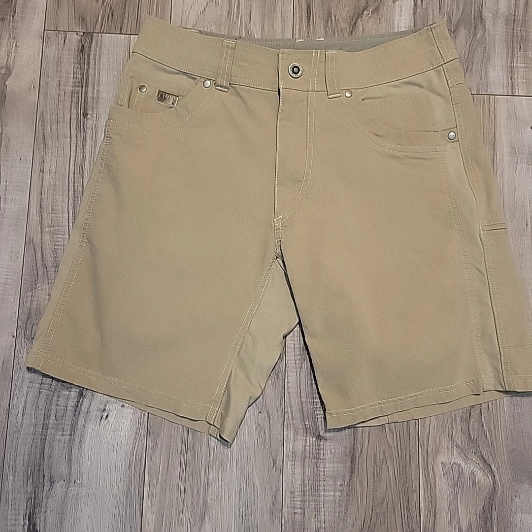 Kuhl Shorts Mens 30 Khaki Outdoor Cargo Hiking Climbing Pockets
Opens in a new window or tab