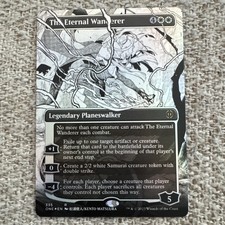 Wizards of the Coast MTG The Eternal Wanderer Borderless Foil Rare #422 ONE EN