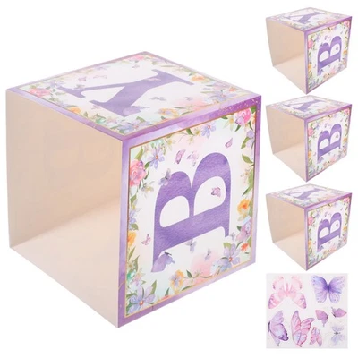 Décorations Pour Baby Shower Boîtes À Fleurs En Papier De Fête D'anniversaire - Photo 1/4