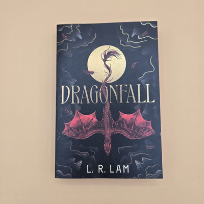 Dragonfall by L. R. Lam Barnes & Noble Exclusive Edition Paperback W/ Red Pages