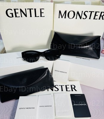 GentleMonster BENVEN 01 Sunglasses Black Frame Black Lenses | eBay