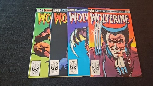 1982 MARVEL COMICS COMPLETE SET #1-4 WOLVERINE 1ST SOLO APP FRANK MILLER NM
