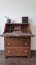 Fully Restored WWII-Era British CC41 Furniture Writing Bureau with Original Key