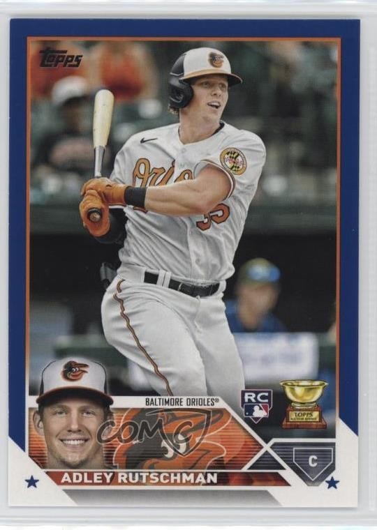 2023 Topps Series 1 Retail Royal Blue Adley Rutschman #250 Rookie RC s5j