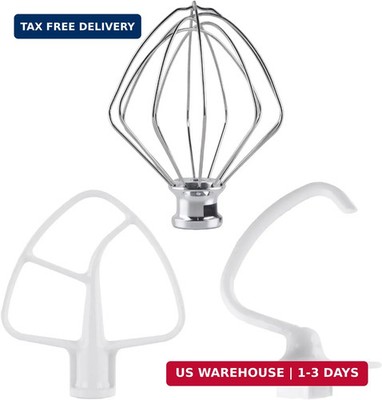 3-Piece Kit Attachments for Kitchenaid Tilt-Head Stand Mixer, Accessories Stainl
