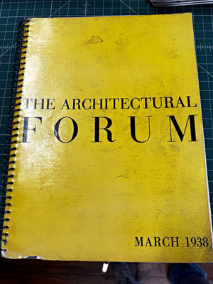 The Architectural Forum Magazine March 1938 Illustrated Architecture Issue