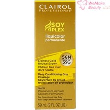 Clairol Soy4Plex Liquicolor Permanente 5GN/35G Lightest Gold Neutral Brown 2oz